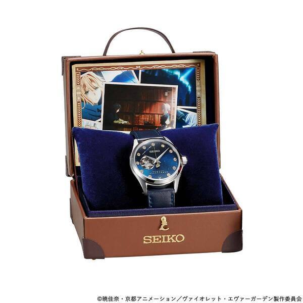 ヴァイオレットが歩んだ物語の中から、二つのストーリーをイメージした『ヴァイオレット・エヴァーガーデン』の機械式腕時計が登場！