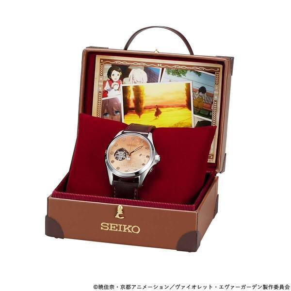 ヴァイオレットが歩んだ物語の中から、二つのストーリーをイメージした『ヴァイオレット・エヴァーガーデン』の機械式腕時計が登場！