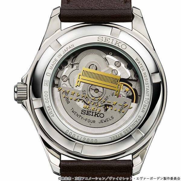 ヴァイオレットが歩んだ物語の中から、二つのストーリーをイメージした『ヴァイオレット・エヴァーガーデン』の機械式腕時計が登場！