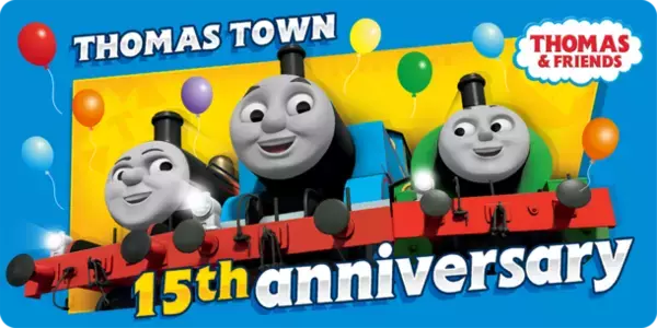 「トーマスタウン新三郷」15周年アニバーサリーイヤーがスタート　“ラッピングバス”が三郷の街を走行！記念イベントも盛りだくさん