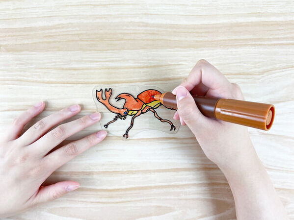 好きな色を塗ってかんたんプラバン工作！恐竜・昆虫やファッション・スイーツの「イラストプラバン」を発売