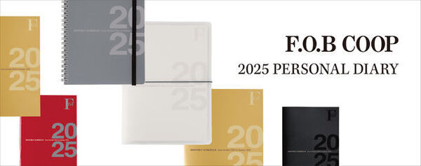 『F.O.B COOP』ダイアリー 2025　発売日：2024年8月中旬