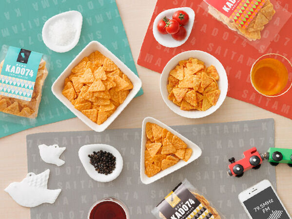 埼玉の味なんてあるわけないのですが作りました。埼玉県そのものがコンセプトのトルティーヤチップス「KADO74(カドナシ)」7月8日(月)新発売！