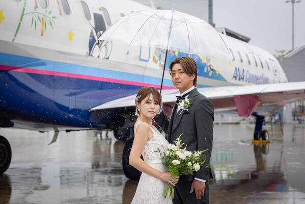 フォトウェディング「花とフォト」に新ロケーション追加。「人を『つなぐ』空港で新しく『つながる』会食＆フォト 福島空港限定プラン」予約受付中！