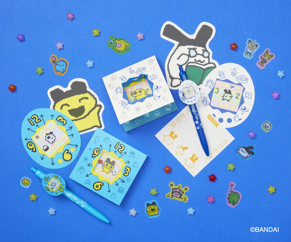 90年代に大ブームを巻き起こした『たまごっち』初代キャラクターデザインの文具雑貨シリーズを7月中旬より発売