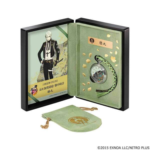 「刀剣乱舞ONLINE」より、伝統の技を今に受け継ぐ漆芸作家が手掛けた金沢加賀蒔絵 懐中時計の第二弾が登場！