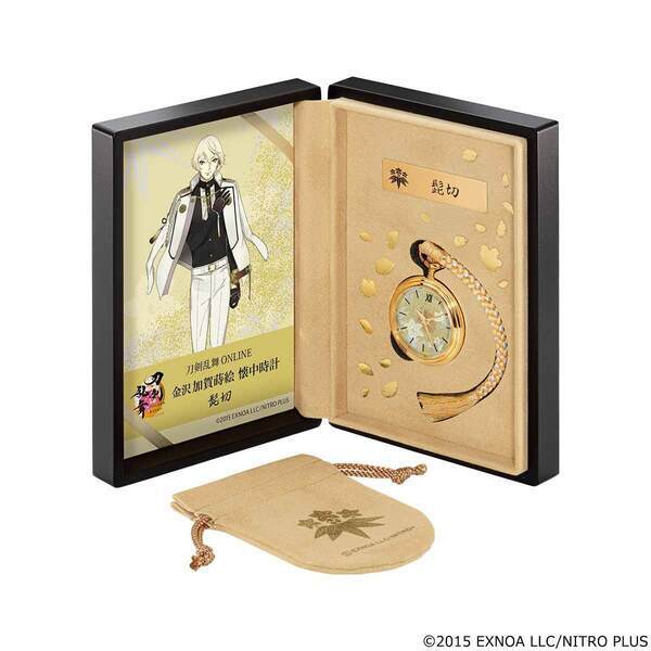 「刀剣乱舞ONLINE」より、伝統の技を今に受け継ぐ漆芸作家が手掛けた金沢加賀蒔絵 懐中時計の第二弾が登場！