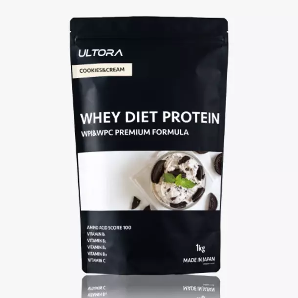 ユーザー参加型企画で選ばれたフレーバーが商品化！ULTORA「WHEY DIET PROTEIN クッキー＆クリーム風味」が7/11発売