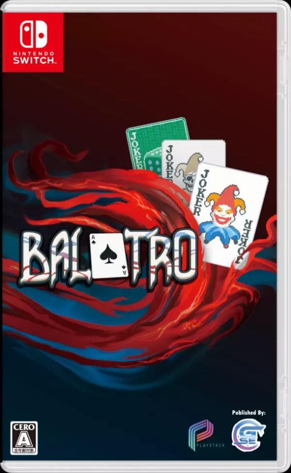 圧倒的な好評を博した、中毒性の高いポーカー×ローグライク体験！デッキ構築型ゲーム《Balatro》の日本語パッケージ版が2024年10月24日にNintendo Switch(TM)、PlayStation(R)5で発売予定！本日7月10日より予約受付開始！予約特典情報を公開