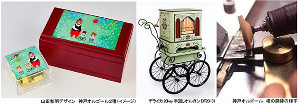 ROKKO森の音ミュージアム 開館30周年記念山田和明デザインの神戸オルゴールを発売編曲から製作まで職人が手掛け、500曲以上から選べるオルゴール