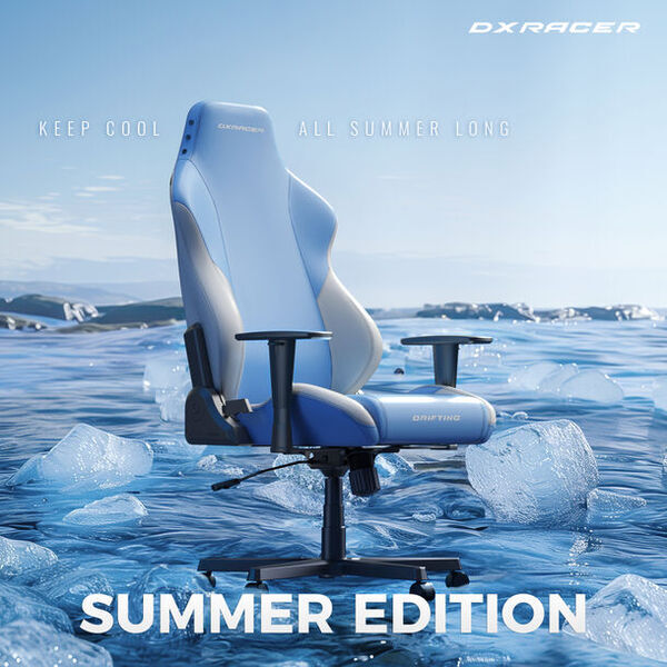 最大45％OFF！DXRACER JP「サマーキャンペーン」を7月12日～19日に開催！限定水色シリーズゲーミングチェアが登場