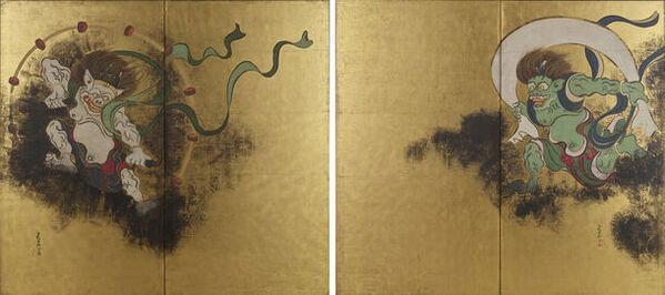 羽田空港国際線エリアで日本文化を紹介　高精細複製品「風神雷神図・夏秋草図屏風」「歌舞伎図屏風」