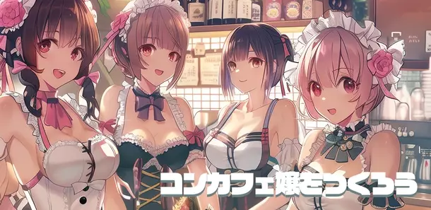 オリジナルキャラで遊べるAIトークアプリ『コンカフェ嬢をつくろう』新登場！