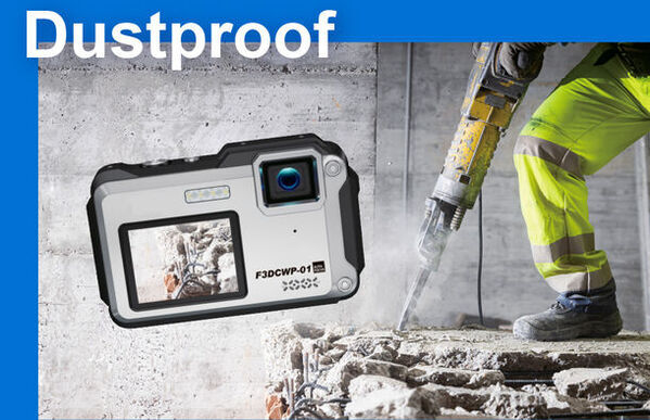 IP68級防塵防水・耐衝撃であらゆるアクティビティに！デュアルモニターの防水デジタルカメラ「F3DCWP-01」発売