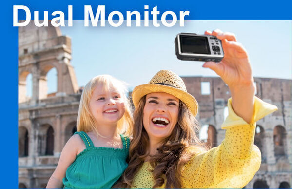 IP68級防塵防水・耐衝撃であらゆるアクティビティに！デュアルモニターの防水デジタルカメラ「F3DCWP-01」発売