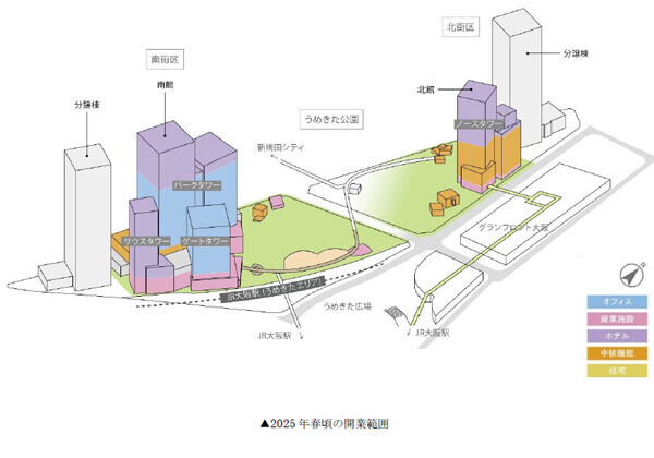 「グラングリーン大阪」 都市公園を含む複合開発で日本初※1となる「LEED-NDプラン認証」「SITES予備認証」を同時取得（ともにGOLD評価）