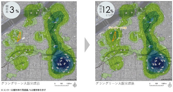 「グラングリーン大阪」 都市公園を含む複合開発で日本初※1となる「LEED-NDプラン認証」「SITES予備認証」を同時取得（ともにGOLD評価）