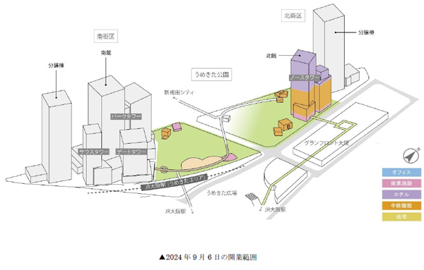 「グラングリーン大阪」 都市公園を含む複合開発で日本初※1となる「LEED-NDプラン認証」「SITES予備認証」を同時取得（ともにGOLD評価）