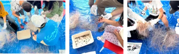 下田海中水族館で初の「廃漁網の回収とリサイクルプロジェクト」を実施　67人の来場者が参加し、推計44キロの漁網を回収！
