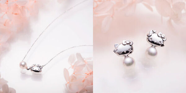 ハローキティ50周年記念、大月真珠が新作ジュエリーを7月30日発表