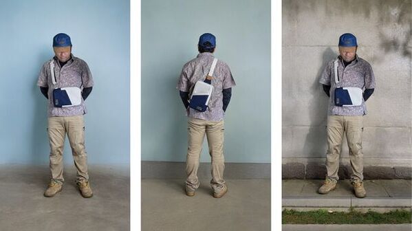 和の精神を感じるボディーバッグが7月22日～先行販売開始　伝統染色技法で染めた帆布生地と生成り刺子生地を使用