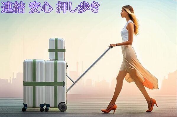 らくらく移動で従来の常識を超えた複合型キャリーケース「らくぱる」　7月23日にクラウドファンディングを開始しました