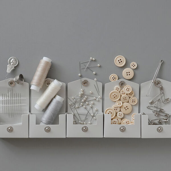 8/5ハコの日、端材を活用した小さな収納箱をモノクロカラー展開でオンライン発売　文房具やアクセサリーなどの整理に最適