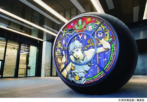 JR大阪駅西口改札直結の新駅ビル「イノゲート大阪」1F　漫画家  荒木 飛呂彦氏ステンドグラス作品「THE FOUNTAIN BOY」制作に協力