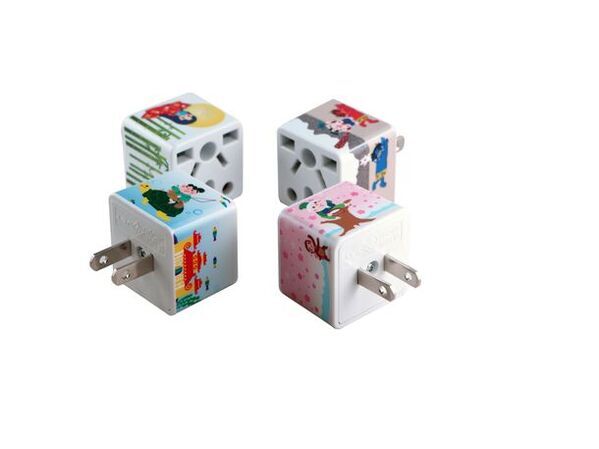 訪日外国人向け電源プラグ変換アダプター日本の昔話シリーズを新発売！