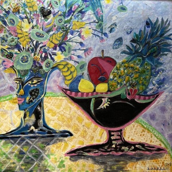 幻の技法によるガラス絵アート作品を中心とした展示会「内ヶ島幹子　ガラス・絵画展」名古屋栄三越で8/14より開催