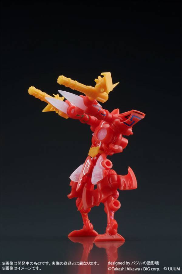 DIGMODEL 玩戯丸シリーズ4種の予約受付開始！塗装不要！彩色済みプラスチック組立キット。広可動・自由な組み合わせの合体変形を実現。