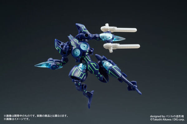 DIGMODEL 玩戯丸シリーズ4種の予約受付開始！塗装不要！彩色済みプラスチック組立キット。広可動・自由な組み合わせの合体変形を実現。