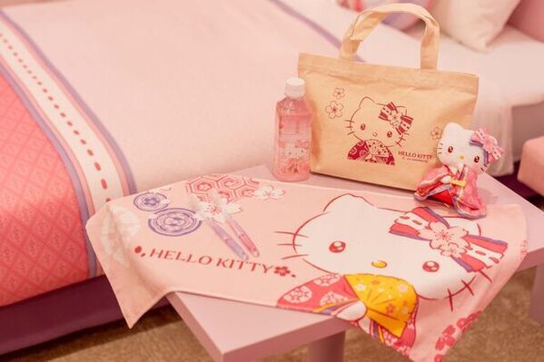 サンリオのキャラクタールーム「ハローキティルーム」が京都市の宿泊施設「RESI STAY YASAKA」に誕生