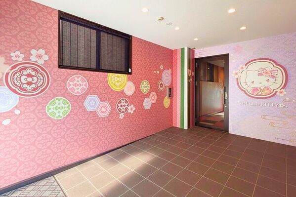 サンリオのキャラクタールーム「ハローキティルーム」が京都市の宿泊施設「RESI STAY YASAKA」に誕生