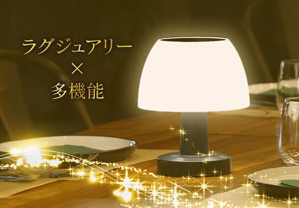 ソーラー充電で28時間点灯！災害時やキャンプでも大活躍のLEDライト「Luxury Neon(ラグジュアリー・ネオン)」が8月24日よりMakuakeにて先行販売開始