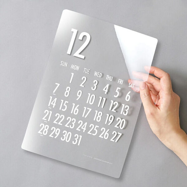 再生ポリプロピレン100％使用「透明カレンダー」9/1発売、2025年版に再生材採用　環境に配慮したものづくり目指す