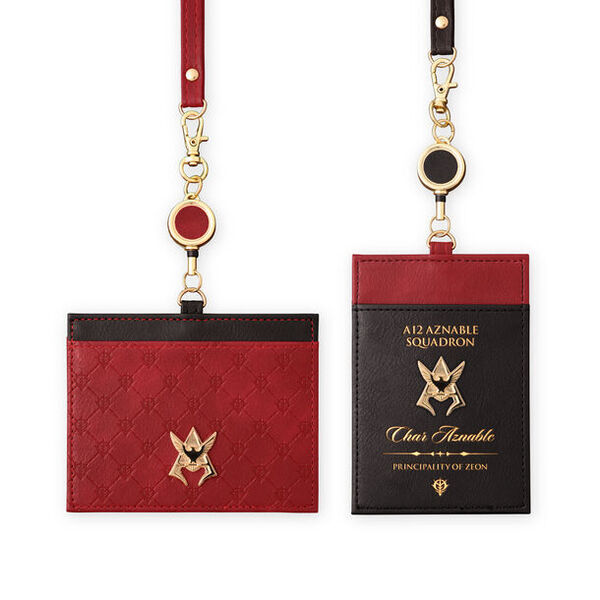 シャア・アズナブルをモチーフにしたICIDカードケースが横型と縦型2種のデザインで登場！