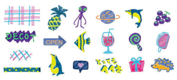 色が変わる！？「デコット」シリーズより滲まずに重ね書きができる不思議なマーカー『デコット3』9月上旬より発売