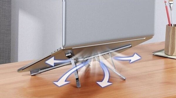 ≪USBハブ搭載≫ノートPCをもっと便利に！折り畳み式ノートPCスタンドを販売開始