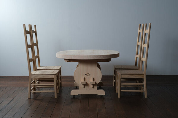 猪熊弦一郎デザインのダイニングテーブルセットを40年ぶりに復刻　10/18(金)より香川県高松市にて展示会「猪熊弦一郎 × 月光荘　再会の食卓」を開催