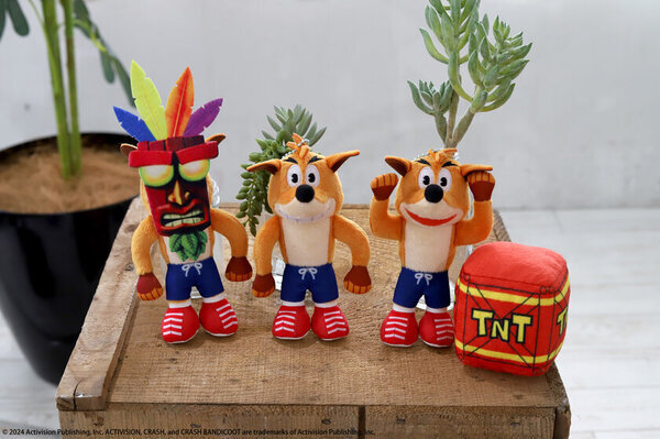 アイツが“ぬいぐるみ”になって登場！「クラッシュ・バンディクー™」がクレーンゲーム専用景品として2024年9月より全国のナムコ限定で展開スタート！