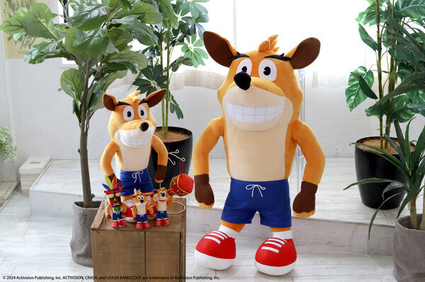 アイツが“ぬいぐるみ”になって登場！「クラッシュ・バンディクー™」がクレーンゲーム専用景品として2024年9月より全国のナムコ限定で展開スタート！