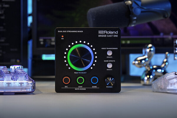 高音質のゲームプレイと配信を手軽に楽しめる手のひらサイズのオーディオミキサー登場