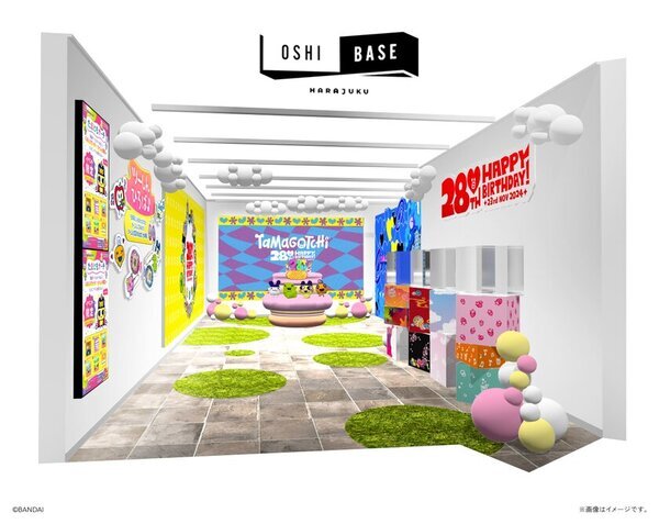 原宿・ハラカドで「たまごっち」28周年のバースデーイベント開催！COIN PARKING DELIVERYコラボレーションたまごっち登場！「てんしっちのたまごっち」リバイバル版の先行発売も実施！