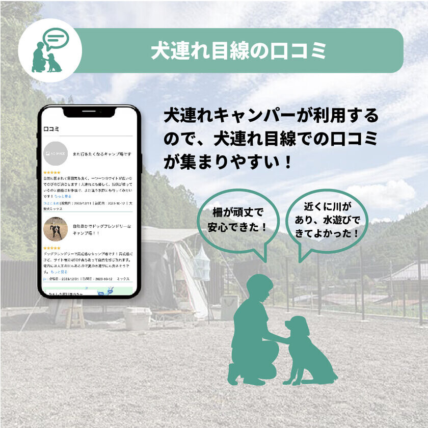 愛犬と行けるキャンプ場を条件付きで検索可能！webサービス「Wan Green MAP」をリリース