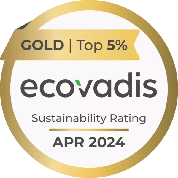 テサグループが、EcoVadis社のサステナビリティ評価で「ゴールド」評価を2年連続で獲得