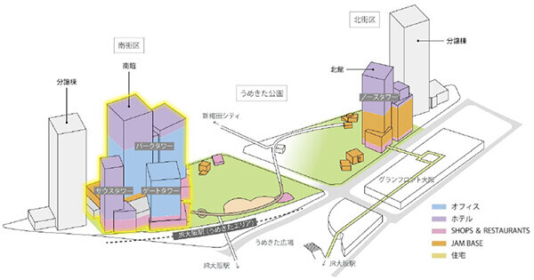 グラングリーン大阪 南館のグランドオープン日を2025年3月21日（金）に決定～ ショップ＆レストラン 55店舗やホテル、MICE施設などがオープン～