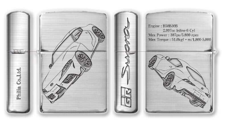 トヨタ自動車をデザインしたZippo5種が12月中旬に発売！フィリアオンラインにて予約受付を開始