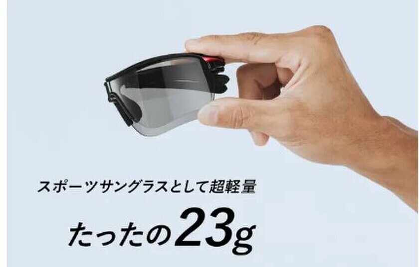 手のひらサイズに折りたためる本格的偏光調光スポーツサングラス　防曇加工付の「RS-S851」の先行予約販売を10月23日に開始