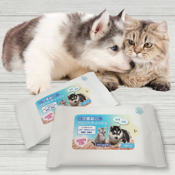 オリジナル印刷可能な「ペット用ウェットティッシュ」発売！10％割引イベントも11月末まで開催中